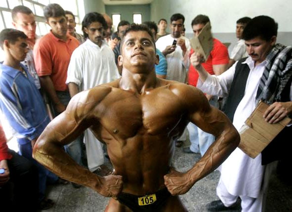 Afghan Bodybuilder