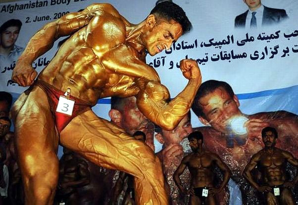 Afghan Bodybuilder Hamid Shirzai