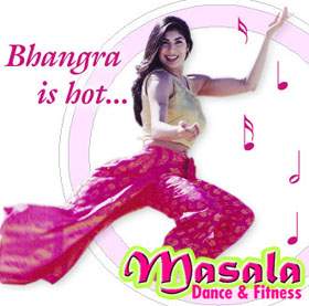 Fitness expert Sarina Jain Bhangra dance