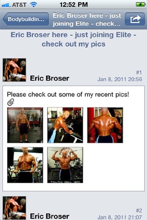Bodybuilding iPhone App