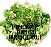 Freeze-dried broccoli