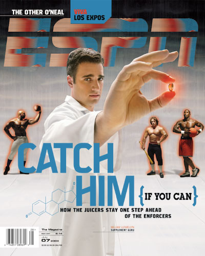 William Llewellyn on the cover of ESPN