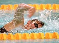 Swimmer Rachel Burke